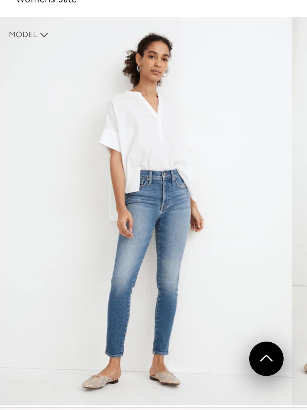 Madewell 10" High-Rise Skinny Crop Jeans in Sheffield Wash Size 27